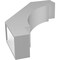 Ekena Millwork 5-in. W x 18-in. D x 24-in. H Merced Architectural Grade PVC Knee Brace BRCP05X18X24MRC - alternate 6